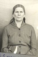 Мехрякова Пелагея Григорьевна (мать Прасковьи Якимовны). Снимок 1963 года.